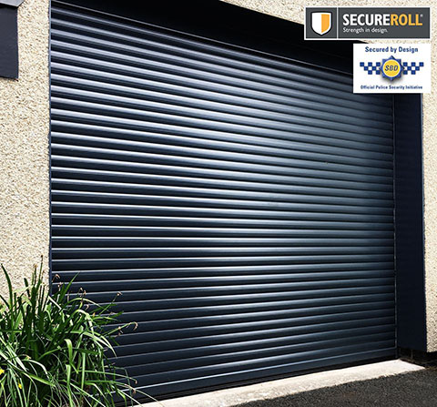 Aluroll Classic roller garage door is Secured by Design as standard